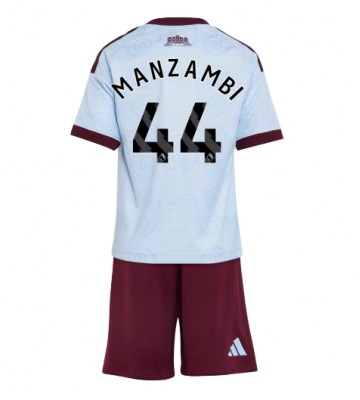 Aston Villa Johan Manzambi #44 Tredjetrøje Børn 2026-27 Kortærmet (+ Korte bukser)